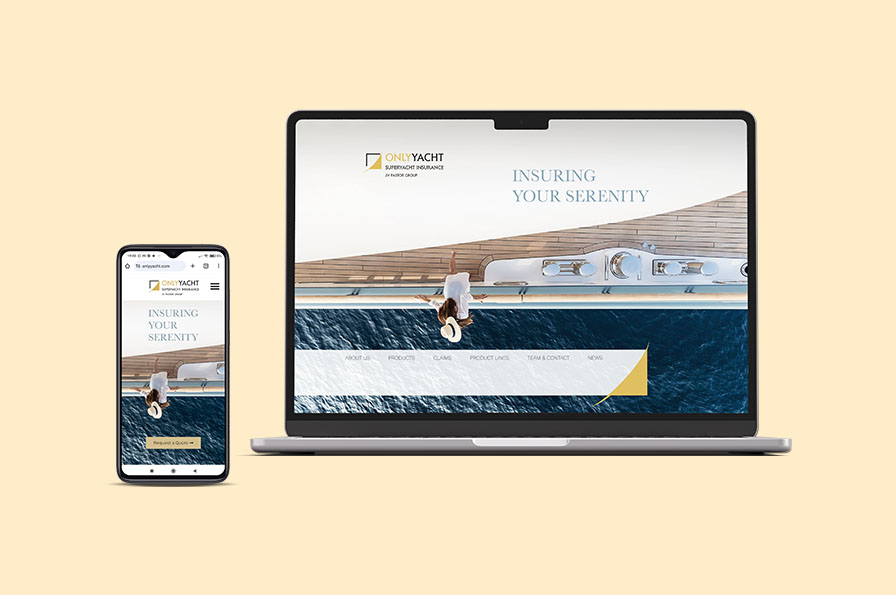 mockup laptop et mobile d'un site internet