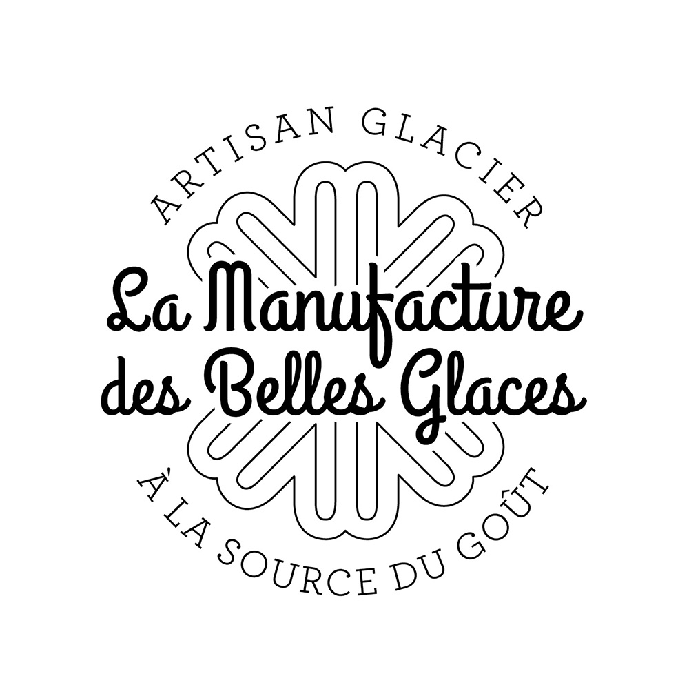 exploratoire création logo la manufacture des belles glaces