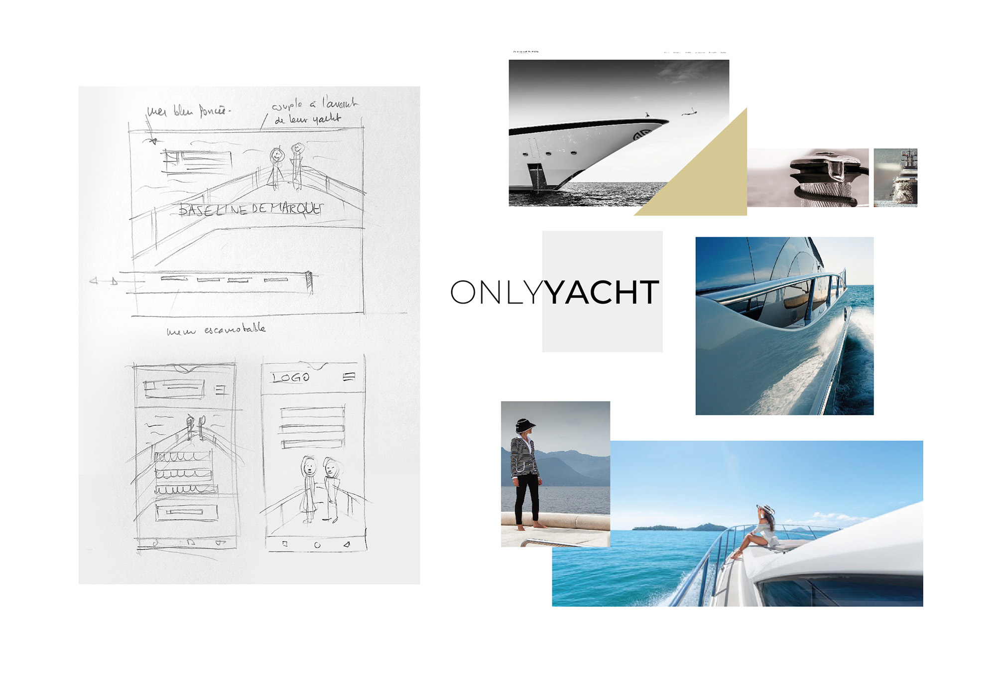 Planche concept sélectionnée pour le site Onlyyacht