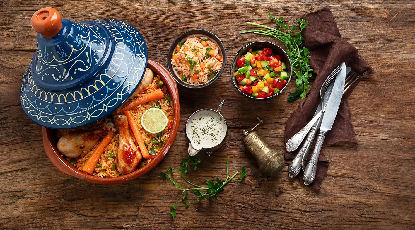 Tajine vu du dessus